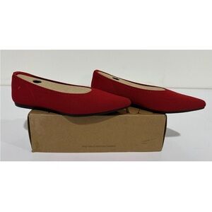 VIVAIA women’s ladies Aria 5 shoes red ruby flats size eu39 NWOT